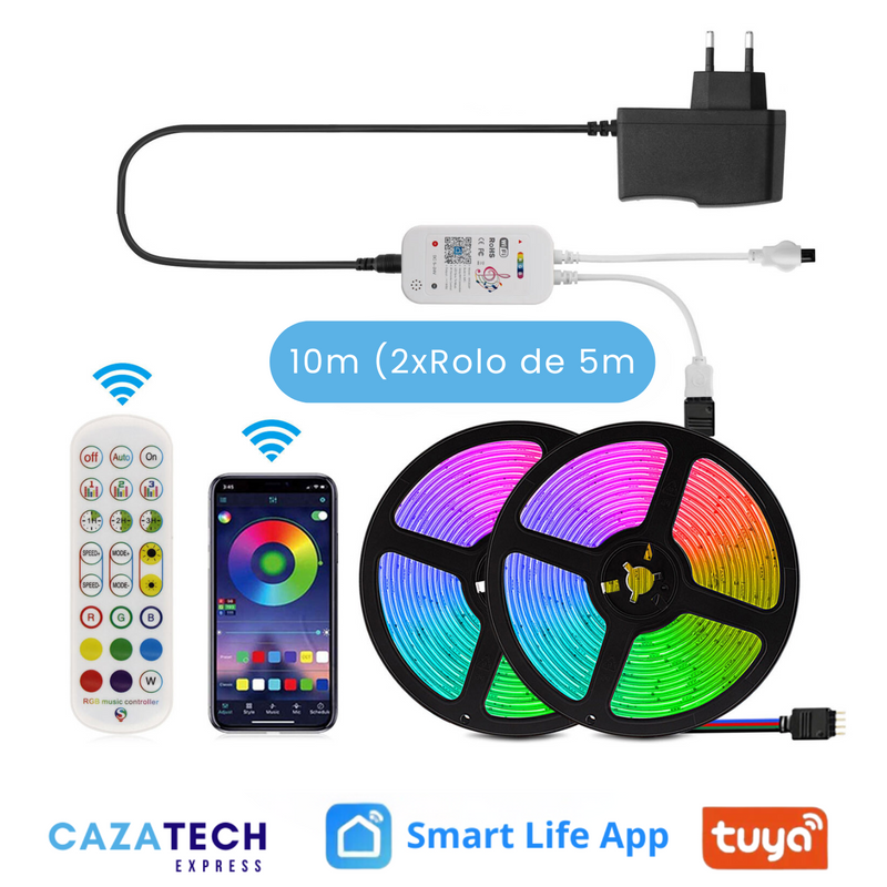 Fita de Led RGB Wifi 10 Metros