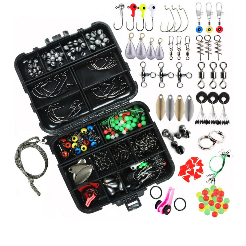 Kit Acessórios  de Pesca 187 pcs