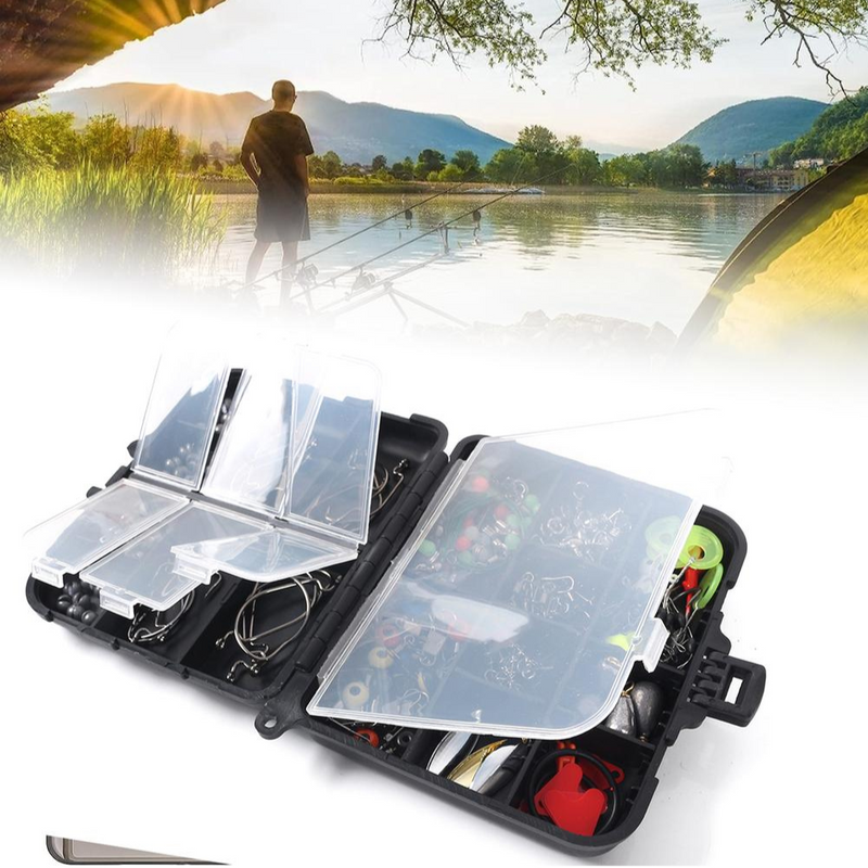 Kit Acessórios  de Pesca 187 pcs