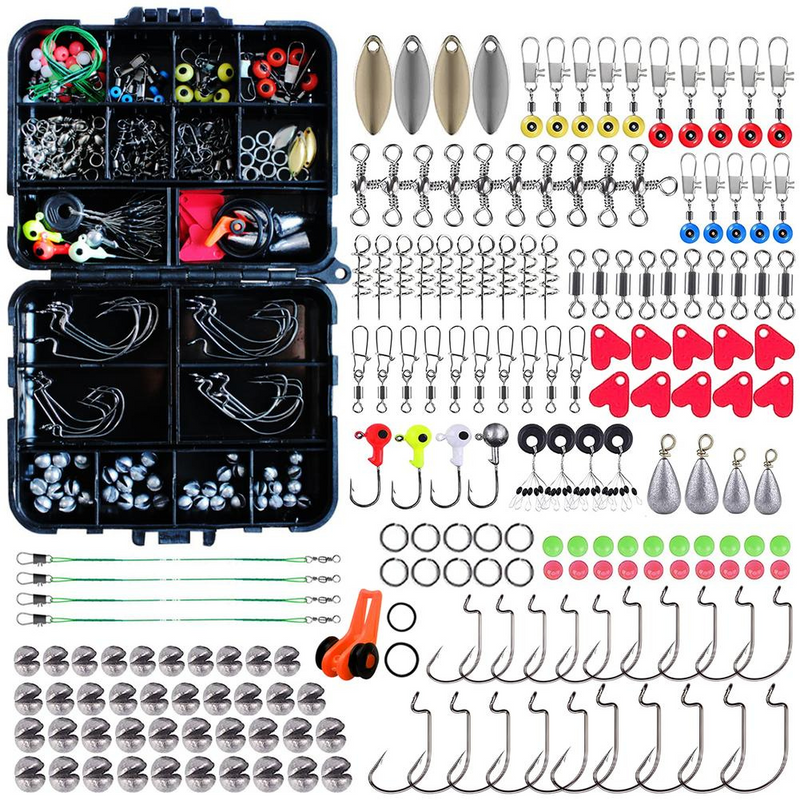 Kit Acessórios  de Pesca 187 pcs