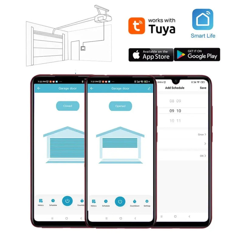 Acionador Portão Wifi Smart Tuya