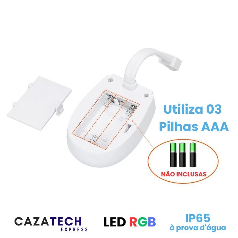 Iluminação Led Toalete com Sensor de Presença