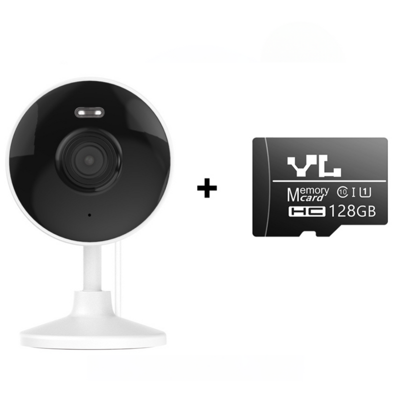 Câmera Wifi Smart Tuya 2MP + Cartão de memória 64GB